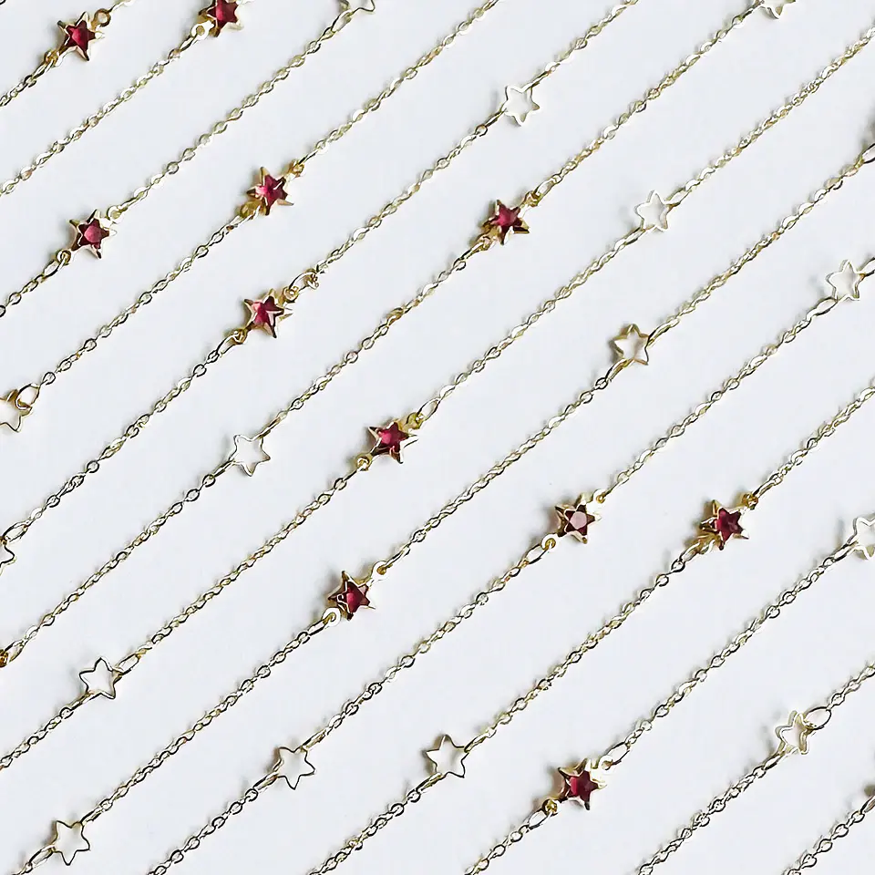 CADENA ESTRELLA DE CRISTAL MK-352 1