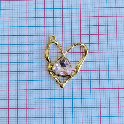 DIJE CORAZÓN SILUETA (ELIGE TU COLOR FAVORITO) MY-23