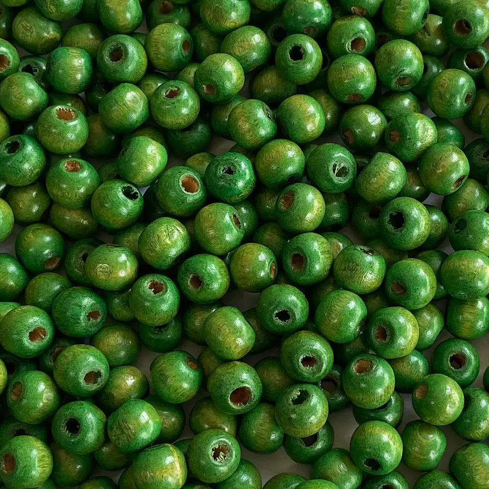 SEPARADOR ✦ BOLA MADERA (ELIGE TU COLOR FAVORITO) 8*9MM 4