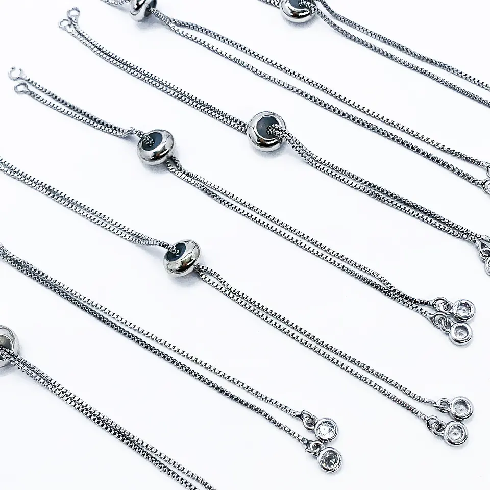 HERRAJE ✦ PULSERA AJUSTABLE PARA CHARMS (ELIGE TU COLOR FAVORITA) 1