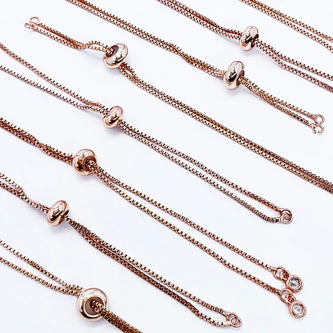 HERRAJE ✦ PULSERA AJUSTABLE PARA CHARMS (ELIGE TU COLOR FAVORITA)