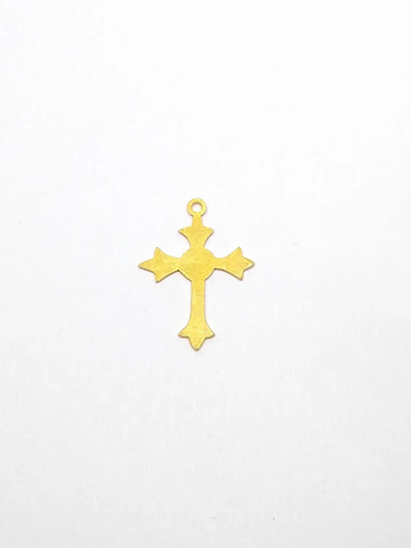CRUZ MINI DIJE BAÑO DE ORO TP-017                               1