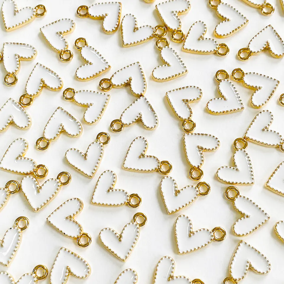 DIJE ✦ CORAZÓN BAÑO DE ORO (ELIGE TU COLOR FAVORITO) 3