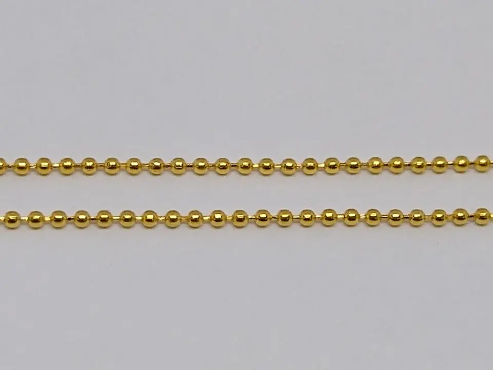 CADENA 1 MM BAÑO DE ORO MBB-MT                                                   1