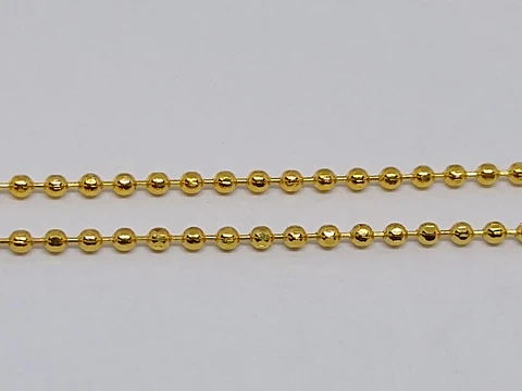 CADENA 1.2 MM BAÑO DE ORO LBB-35