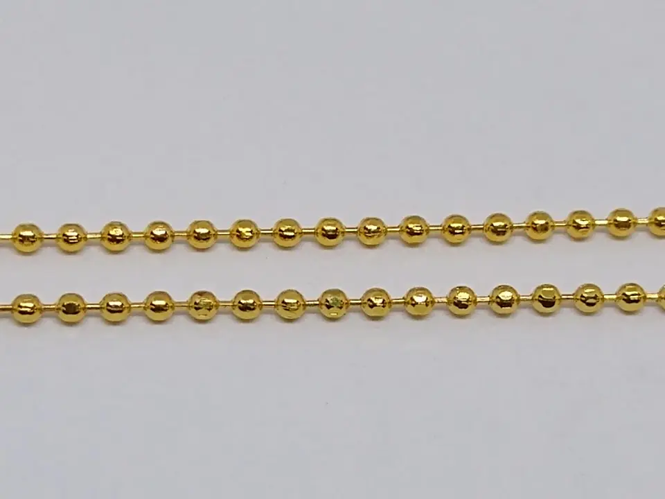 CADENA 1.2 MM BAÑO DE ORO LBB-35 1