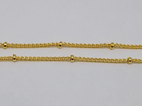 CADENA 1.2MM  BAÑO DE ORO M-2319B-35                                       