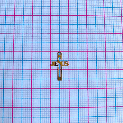 MINI DIJE CRUZ JESÚS SN-8254-G