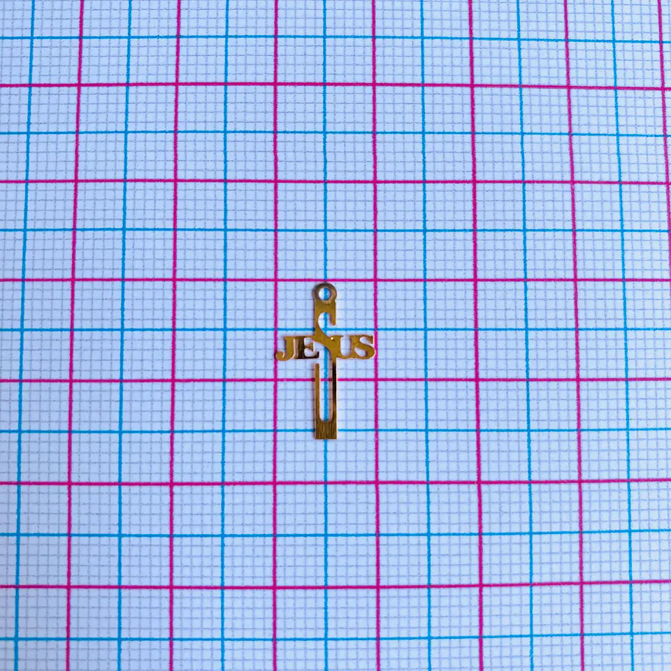 MINI DIJE CRUZ JESÚS SN-8254-G 2