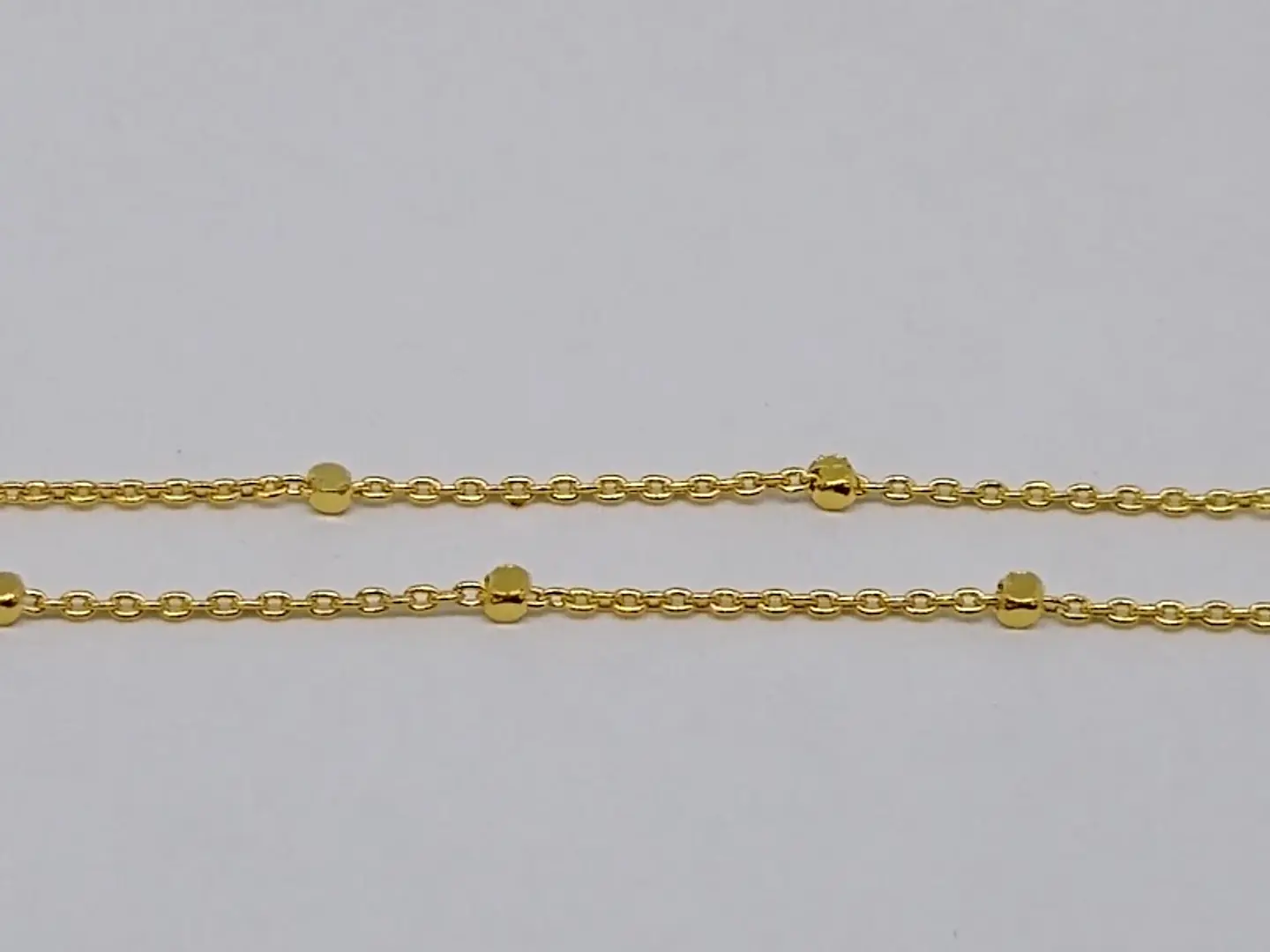CADENA 0.8MM BAÑO DE ORO XS-3010C                                           1