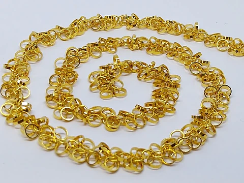 CADENA 5MM BAÑO DE ORO 1535                                    