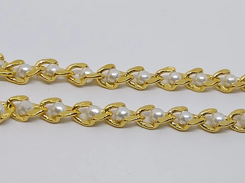 CADENA 8MM BAÑO DE ORO MK-43                                         