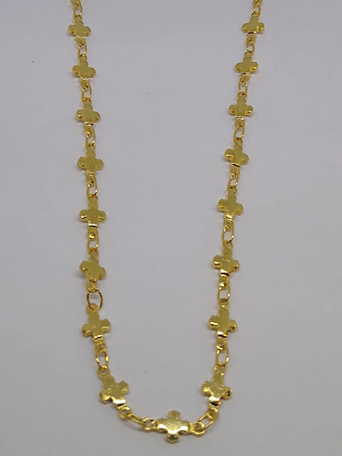 CADENA 3.8MM BAÑO DE ORO 8524