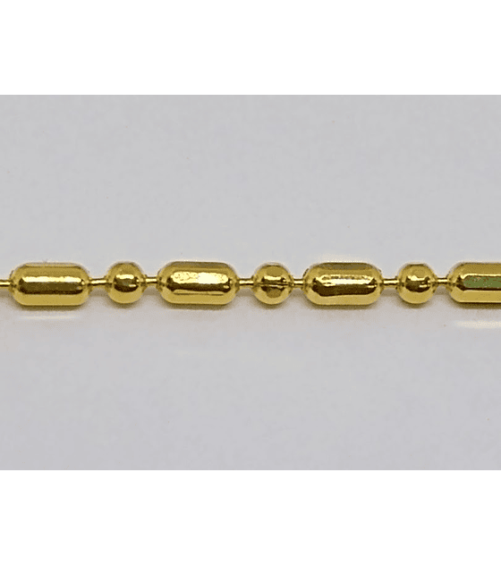 CADENA 1.5MM BAÑO DE ORO XLFPB