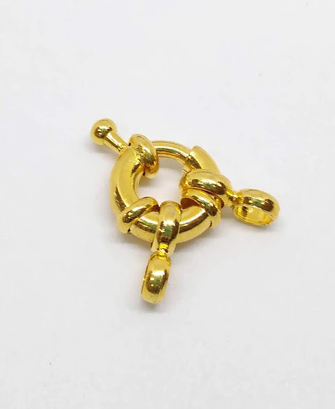 BROCHE SALVAVIDAS BAÑO DE ORO