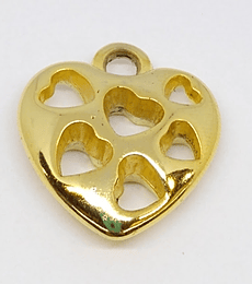 CORAZÓN BAÑO DE ORO 5870                      