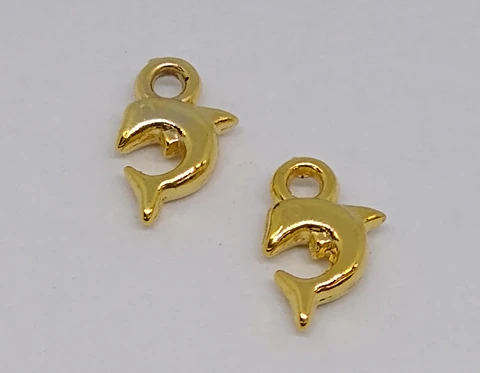 DIJE ✦ DELFÍN BAÑO DE ORO