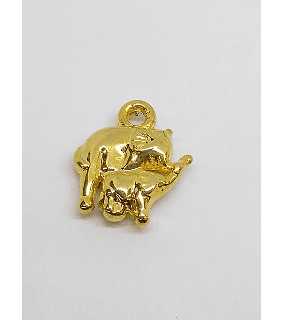 ELEFANTE BAÑO DE ORO T657-GOLD