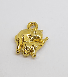 ELEFANTE BAÑO DE ORO T657-GOLD