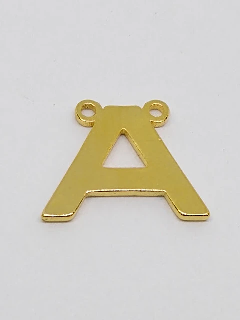 LETRA A BAÑO DE ORO T5921-A                               