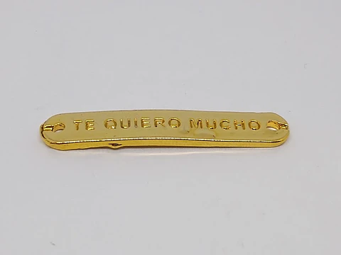 PLACA MENSAJE BAÑO DE ORO T2542-3                 
