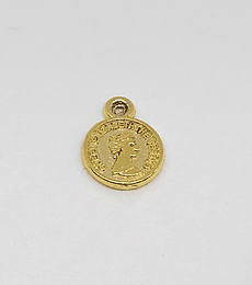 MONEDA BAÑO DE ORO T2886                                         