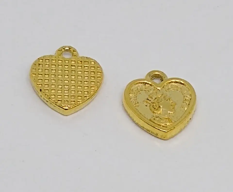 CORAZÓN BAÑO DE ORO T2412                            1