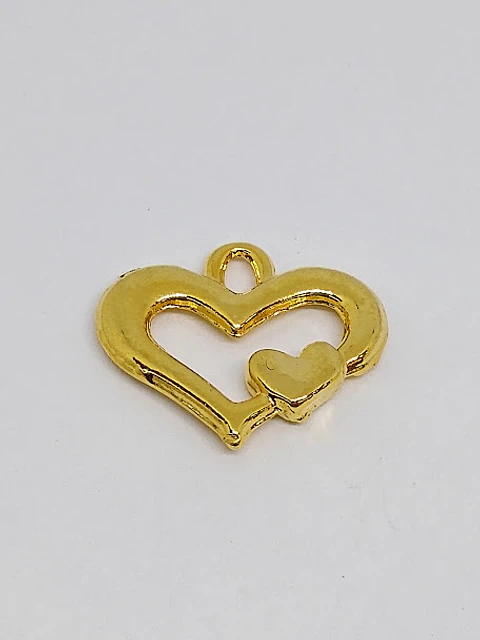 CORAZÓN BAÑO DE ORO T2866                              