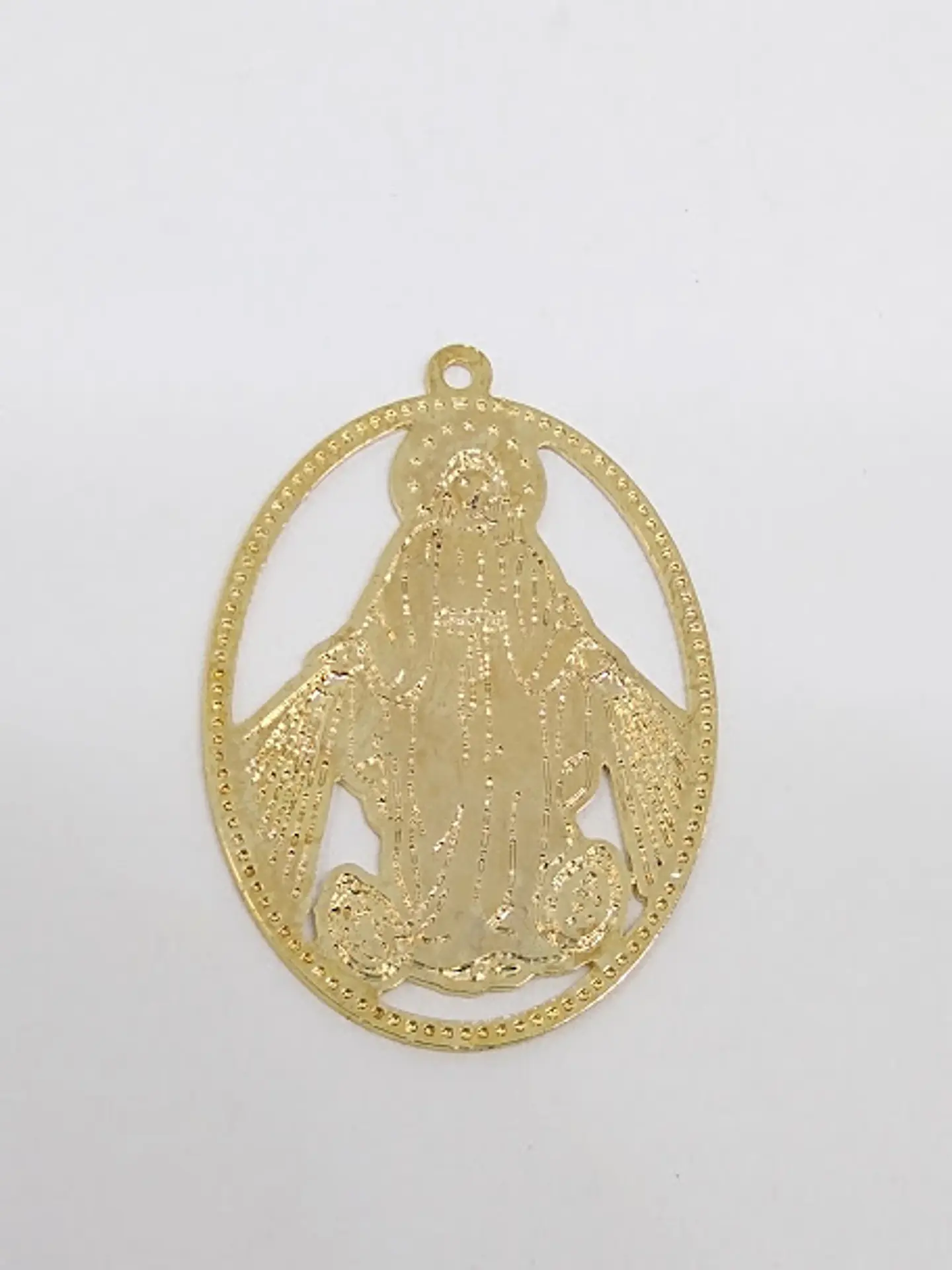 DIJE VIRGEN MILAGROSA BAÑO DE ORO 1