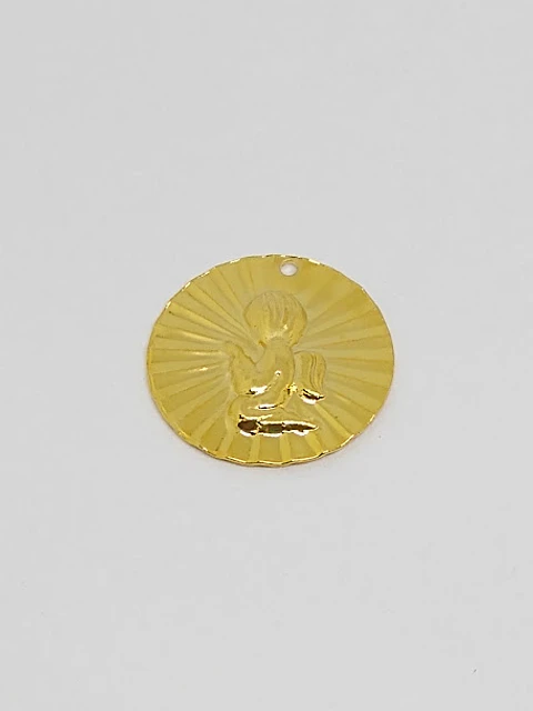 DIJE ÁNGEL BAÑO DE ORO