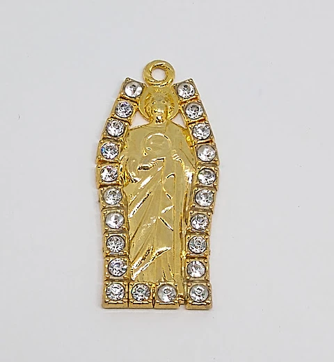 DIJE SAN BENITO BAÑO DE ORO