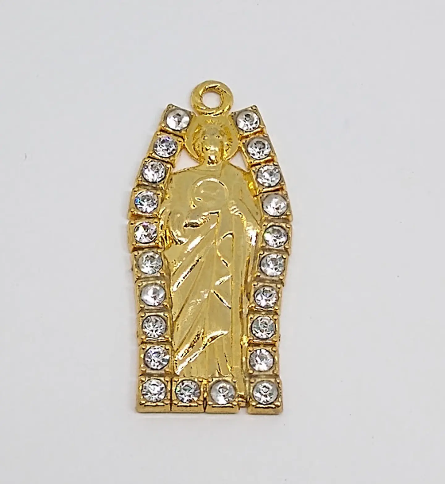 DIJE SAN BENITO BAÑO DE ORO 1