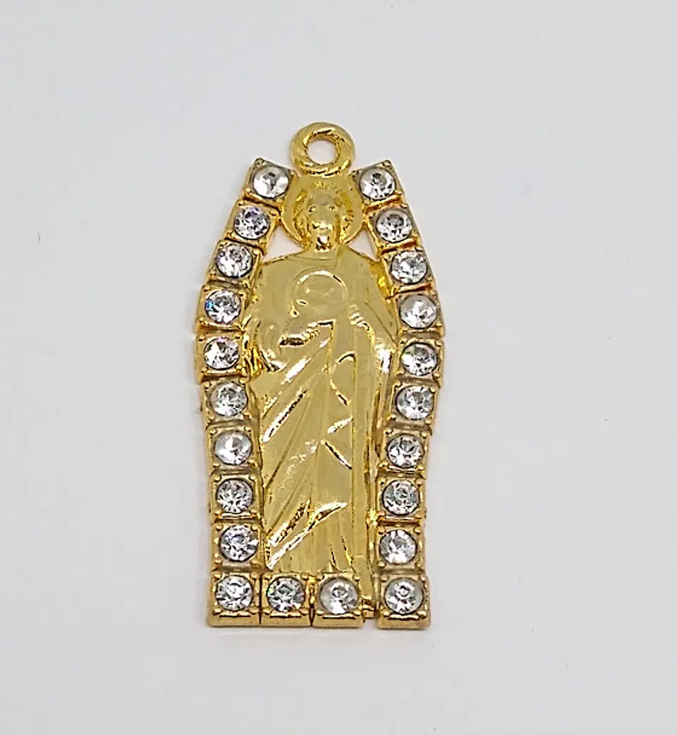 DIJE SAN BENITO BAÑO DE ORO 1