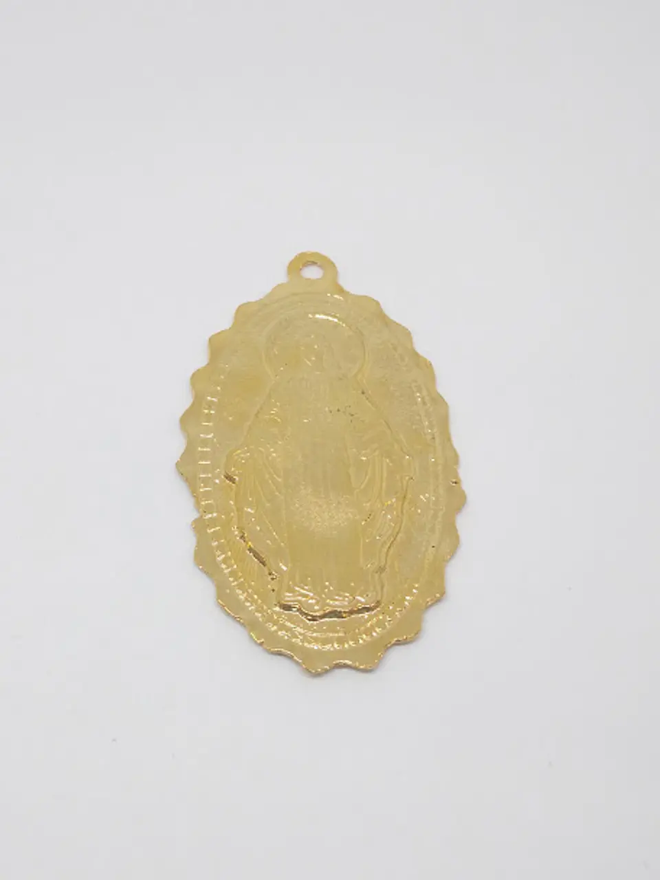 DIJE VIRGEN MILAGROSA BAÑO DE ORO 1