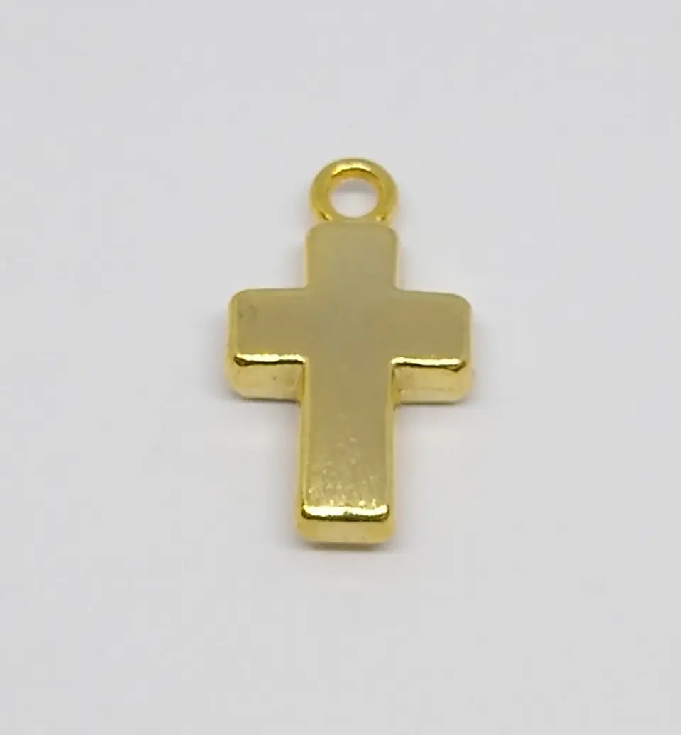 DIJE CRUZ BAÑO DE ORO                             1