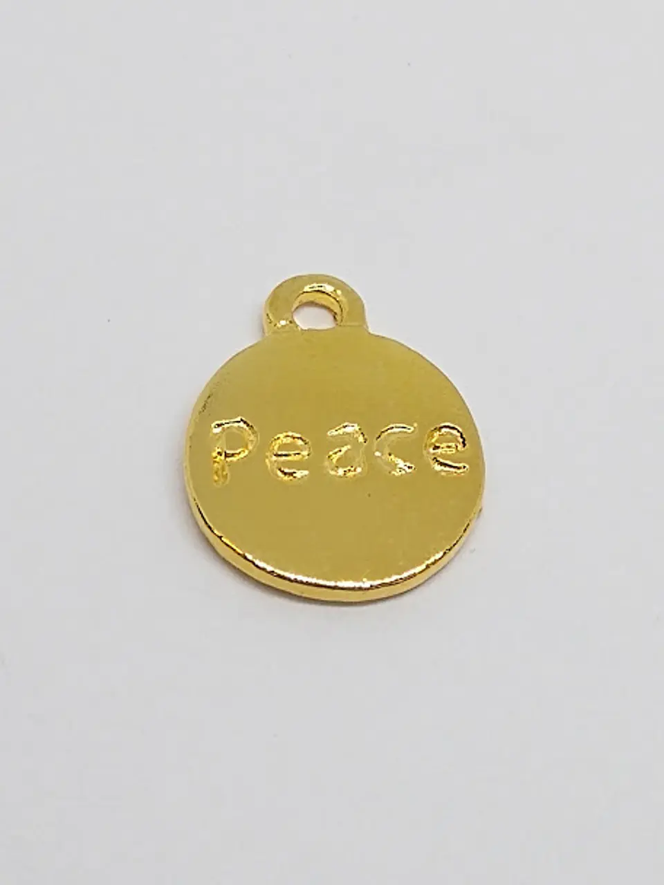 PLACA PEACE BAÑO DE ORO T3234-1             1