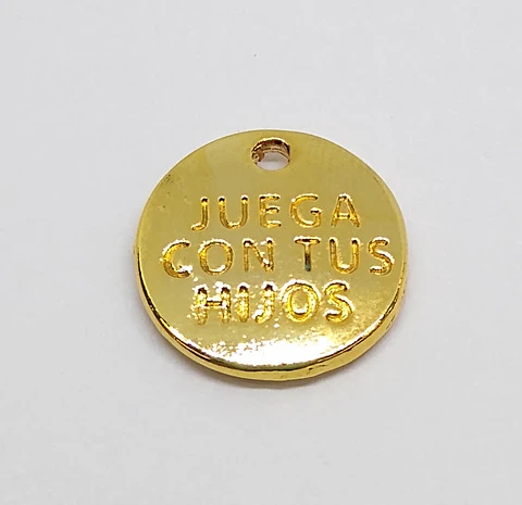 MONEDA JUEGA CON TUS HIJOS BAÑO DE ORO T2647                                   