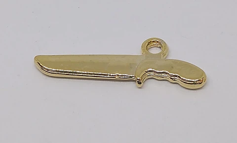 CUCHILLO BAÑO DE ORO 1-1244              