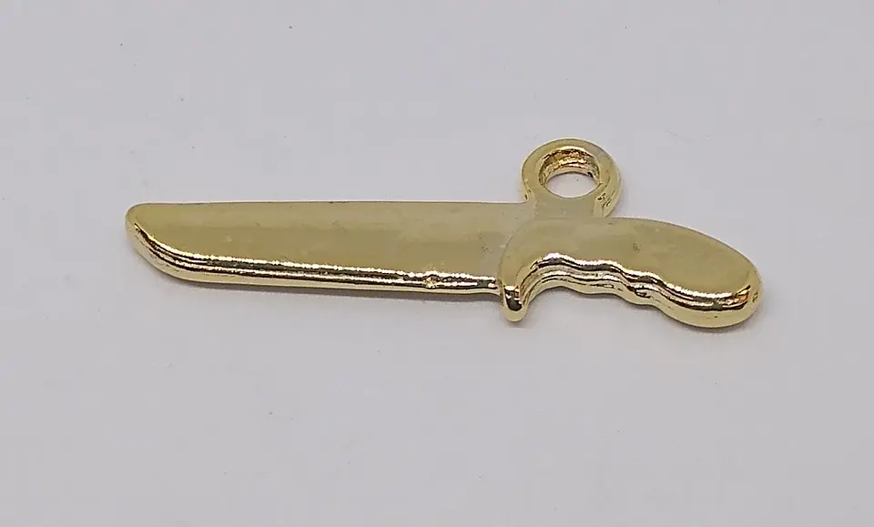 CUCHILLO BAÑO DE ORO 1-1244               1