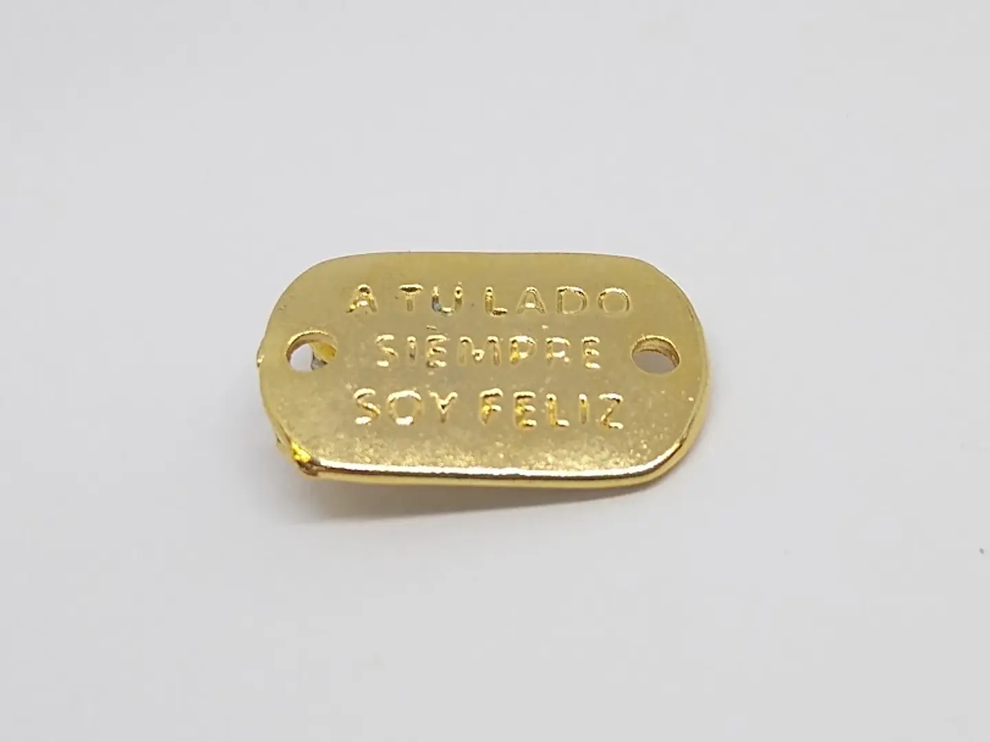 PLACA FRASE BAÑO DE ORO T3046                                      1