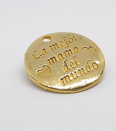 DIJE MONEDA MENSAJE MAMÁ T2847                                    