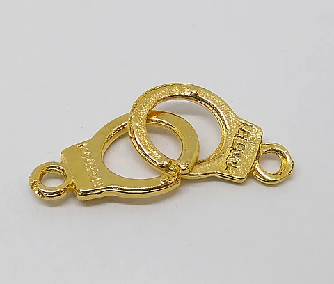 ESPOSAS PRESO BAÑO DE ORO G421-21                            