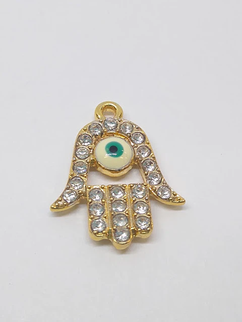 MANO HAMSA BAÑO DE ORO T2728