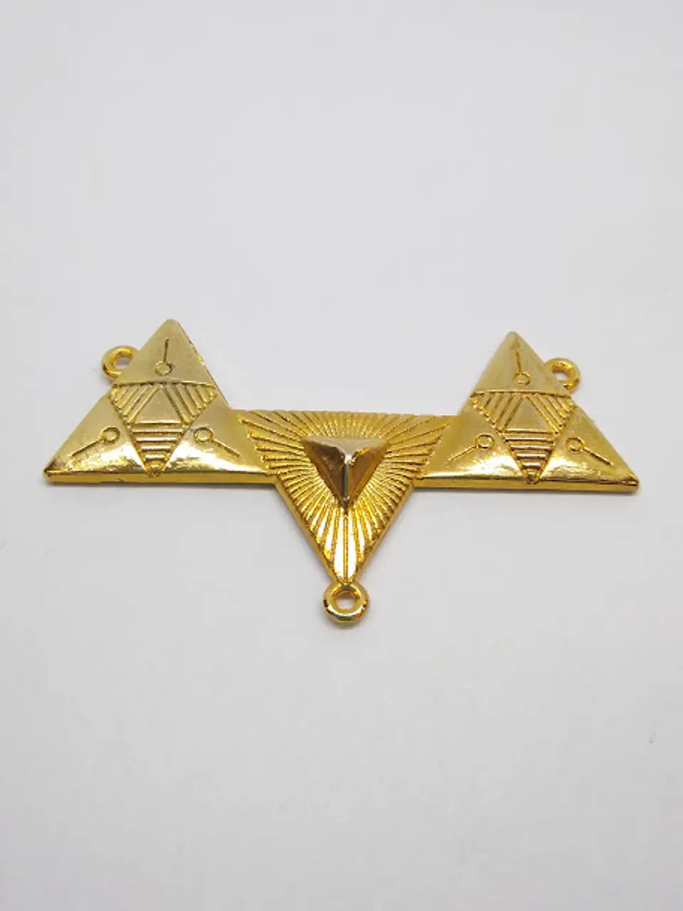 TRIÁNGULO EGIPCIO BAÑO DE ORO T2654                              1