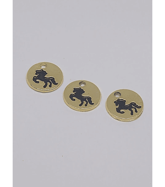 MONEDA CABALLO  BAÑO DE ORO T5134                                   