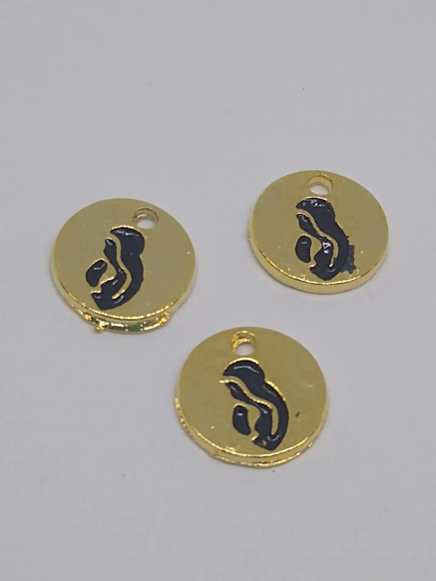 MONEDA VIRGEN BAÑO DE ORO T5118                                         1