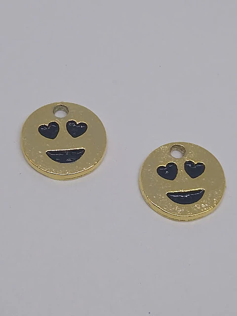 MONEDA CARA ENAMORADA BAÑO DE ORO T5138
