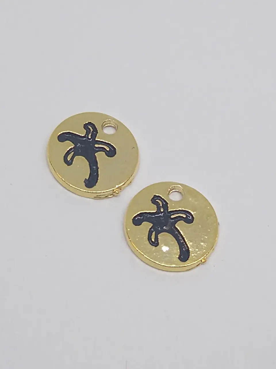 MONEDA ESTRELLA BAÑO DE ORO T5135                                   1