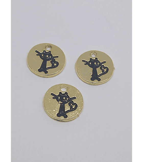 DIJE MONEDA GATO T5122            