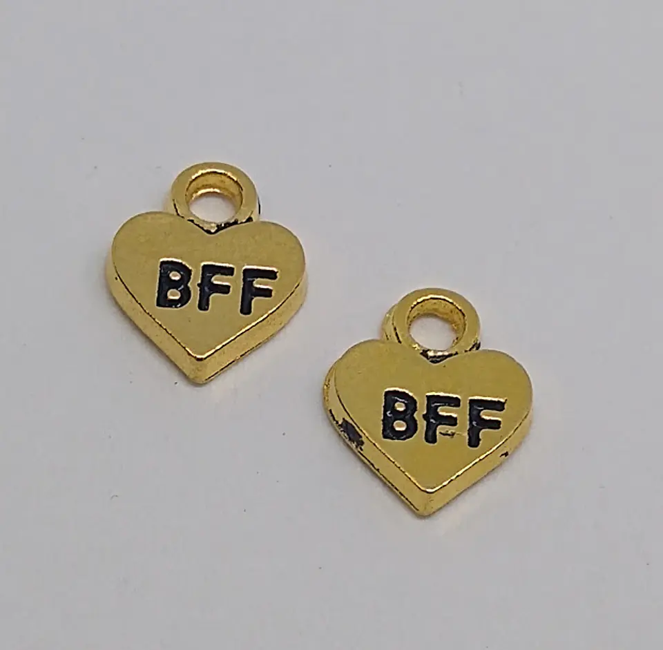 CORAZÓN MEJOR AMIGA BAÑO DE ORO T5157                                       1